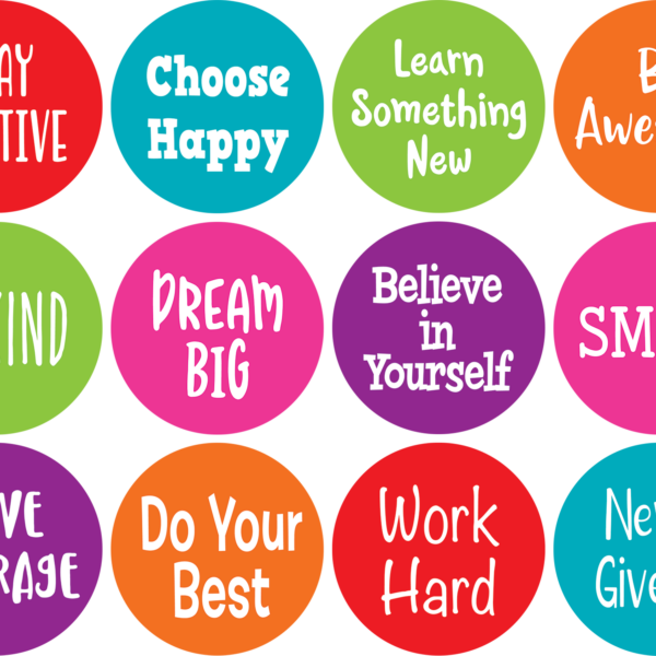 Spot On Carpet Markers Positive Sayings - "