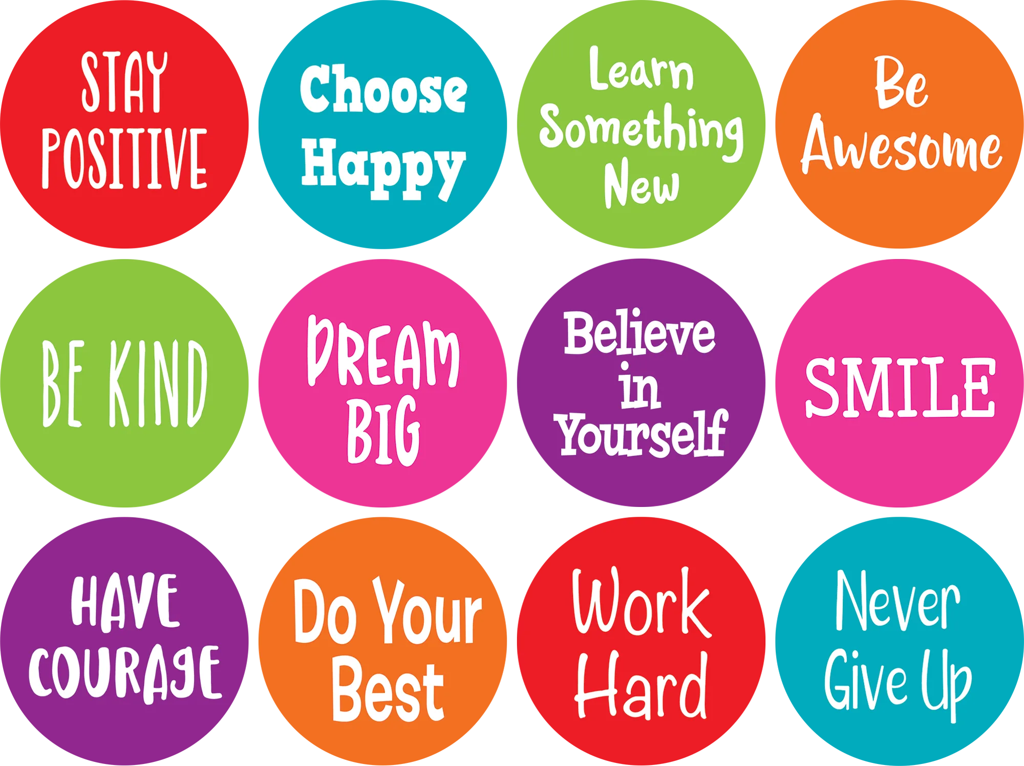 Spot On Carpet Markers Positive Sayings - "