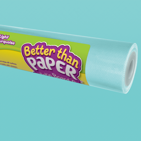 Light Turquoise Better Than Paper Bulletin Board Rol
