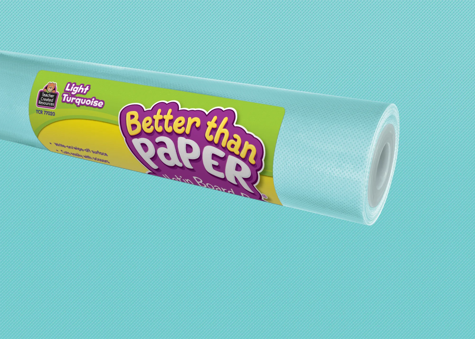 Light Turquoise Better Than Paper Bulletin Board Rol