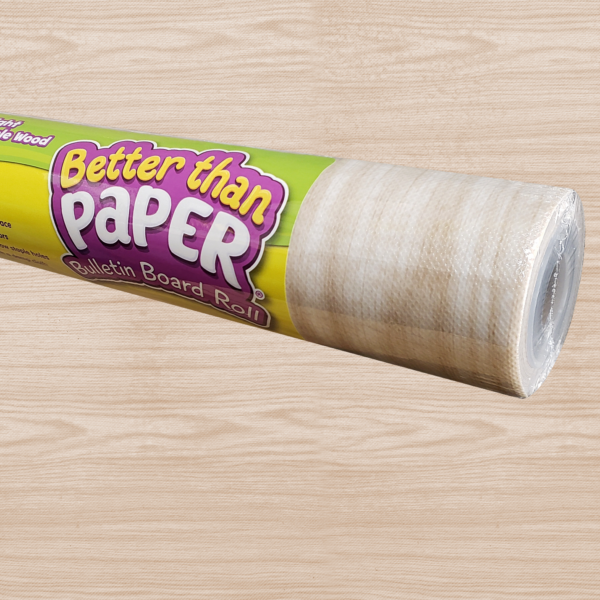 Light Maple Wood Better Than Paper Bulletin Board Rol