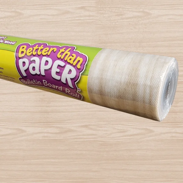 Light Maple Wood Better Than Paper Bulletin Board Rol