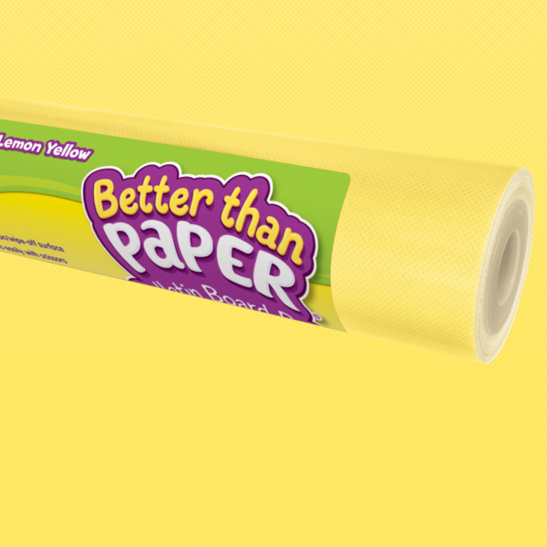 Lemon Yellow Better Than Paper Bulletin Board Rol
