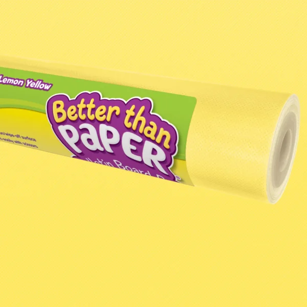 Lemon Yellow Better Than Paper Bulletin Board Rol
