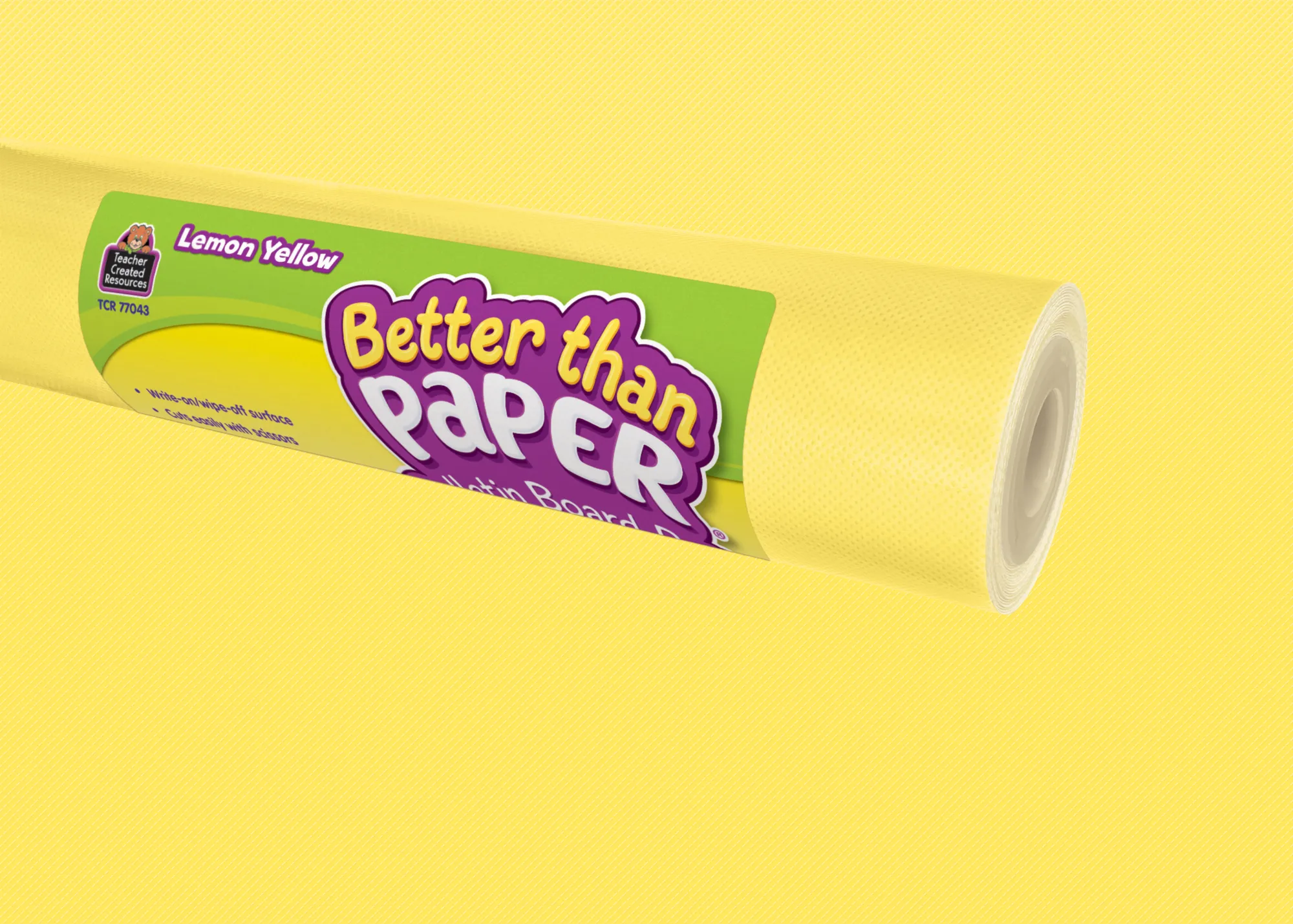 Lemon Yellow Better Than Paper Bulletin Board Rol