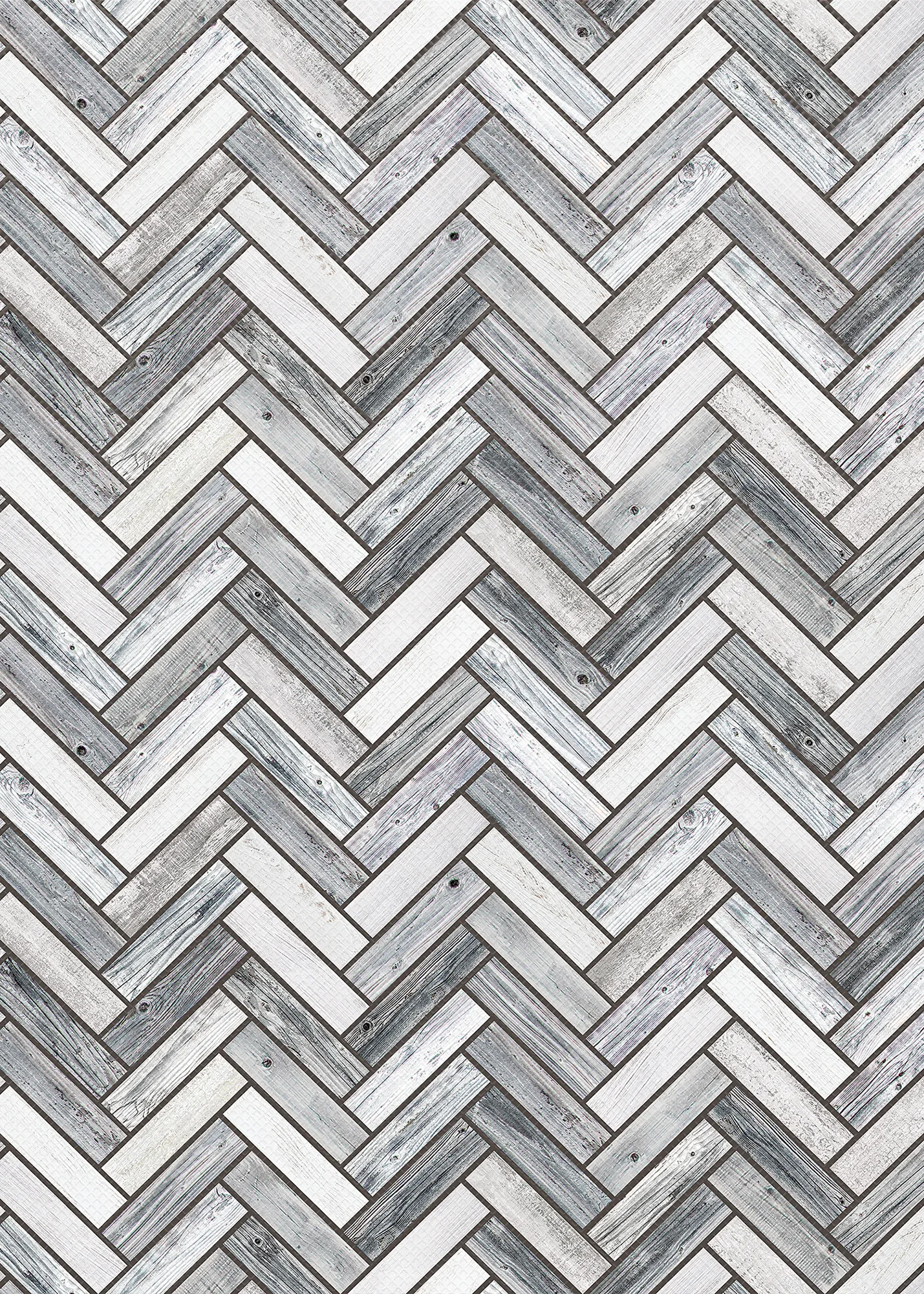 White & Gray Wood Herringbone Better Than Paper Bulletin Board Rol - Image 2