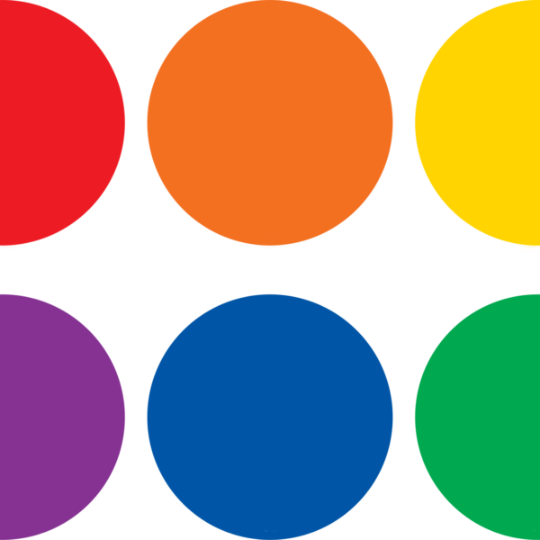 Spot On Carpet Markers Colorful Circles - "
