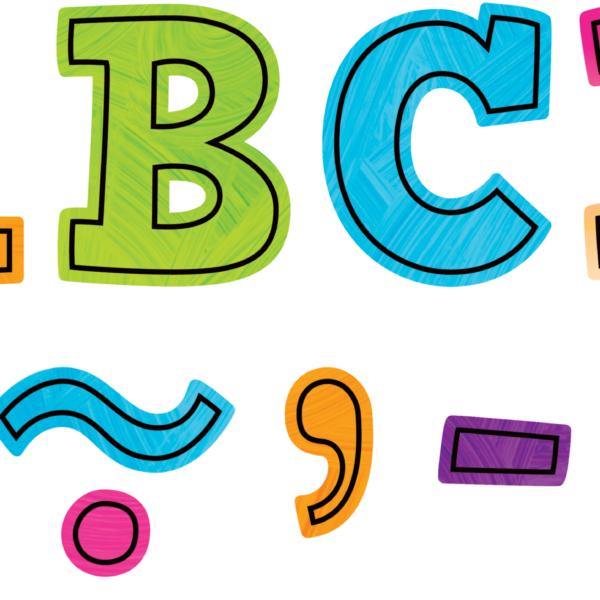 Brights 4Ever Bold Block 3" Magnetic Letters