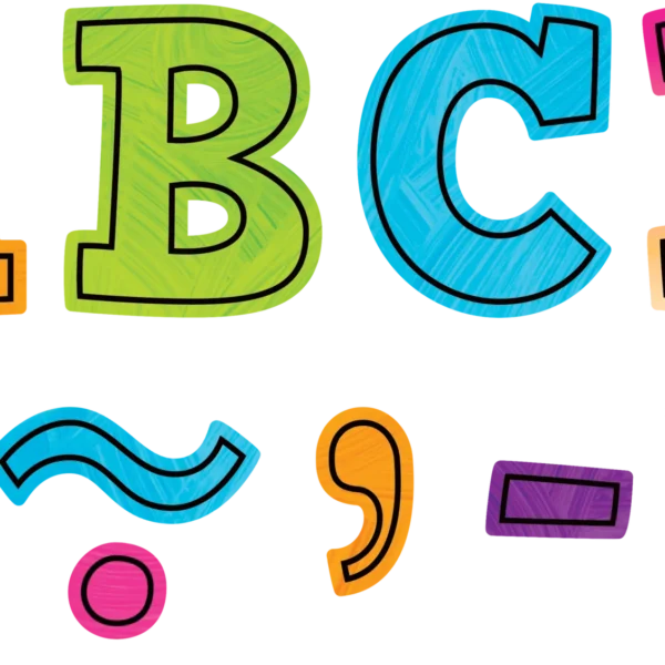 Brights 4Ever Bold Block 3" Magnetic Letters