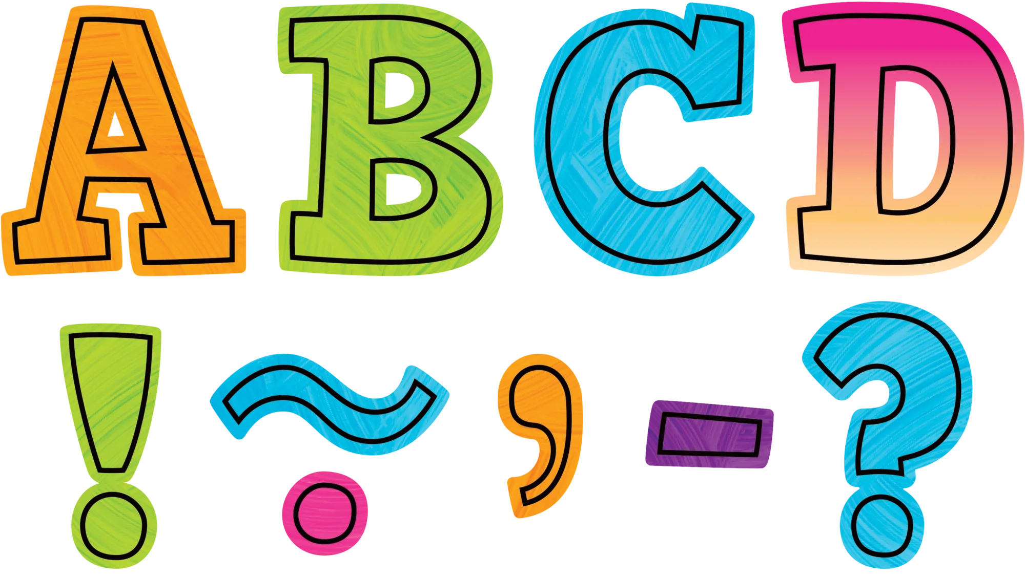 Brights 4Ever Bold Block 3" Magnetic Letters