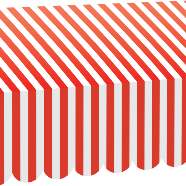 Red & White Stripes Awning