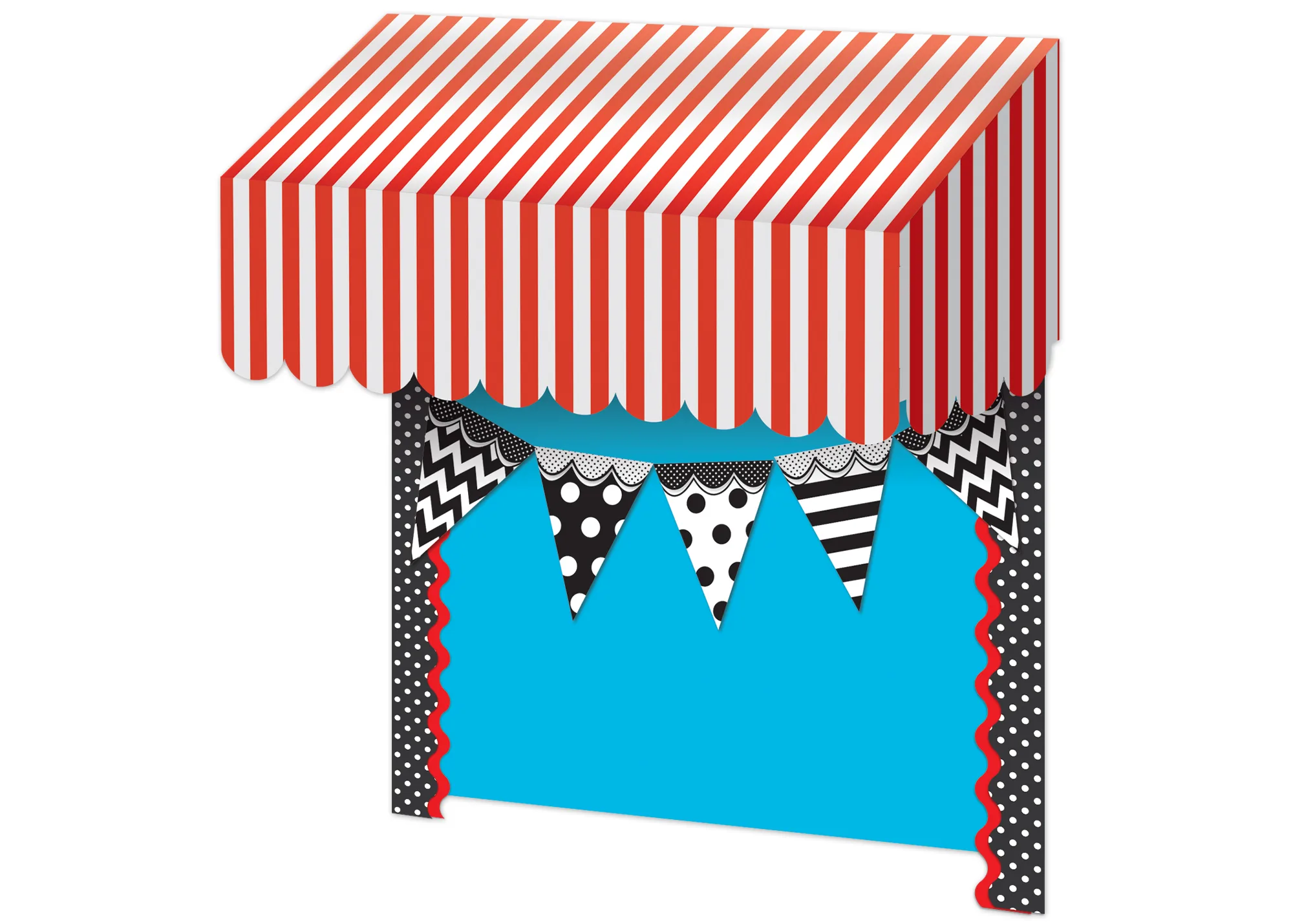 Red & White Stripes Awning - Image 2