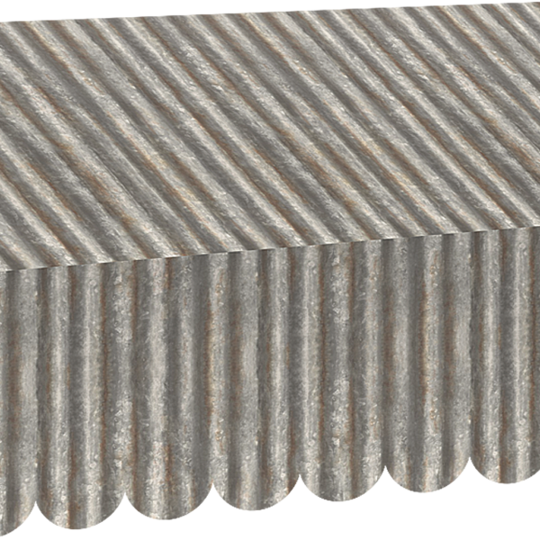 Corrugated Metal Awning
