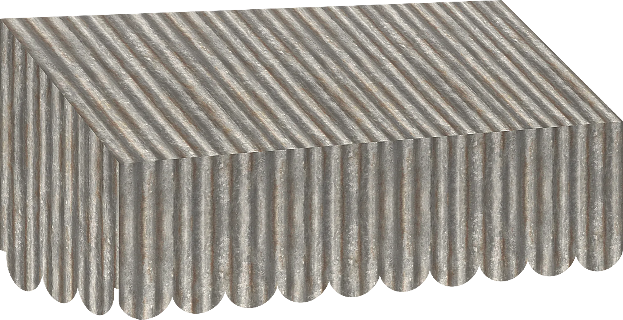 Corrugated Metal Awning