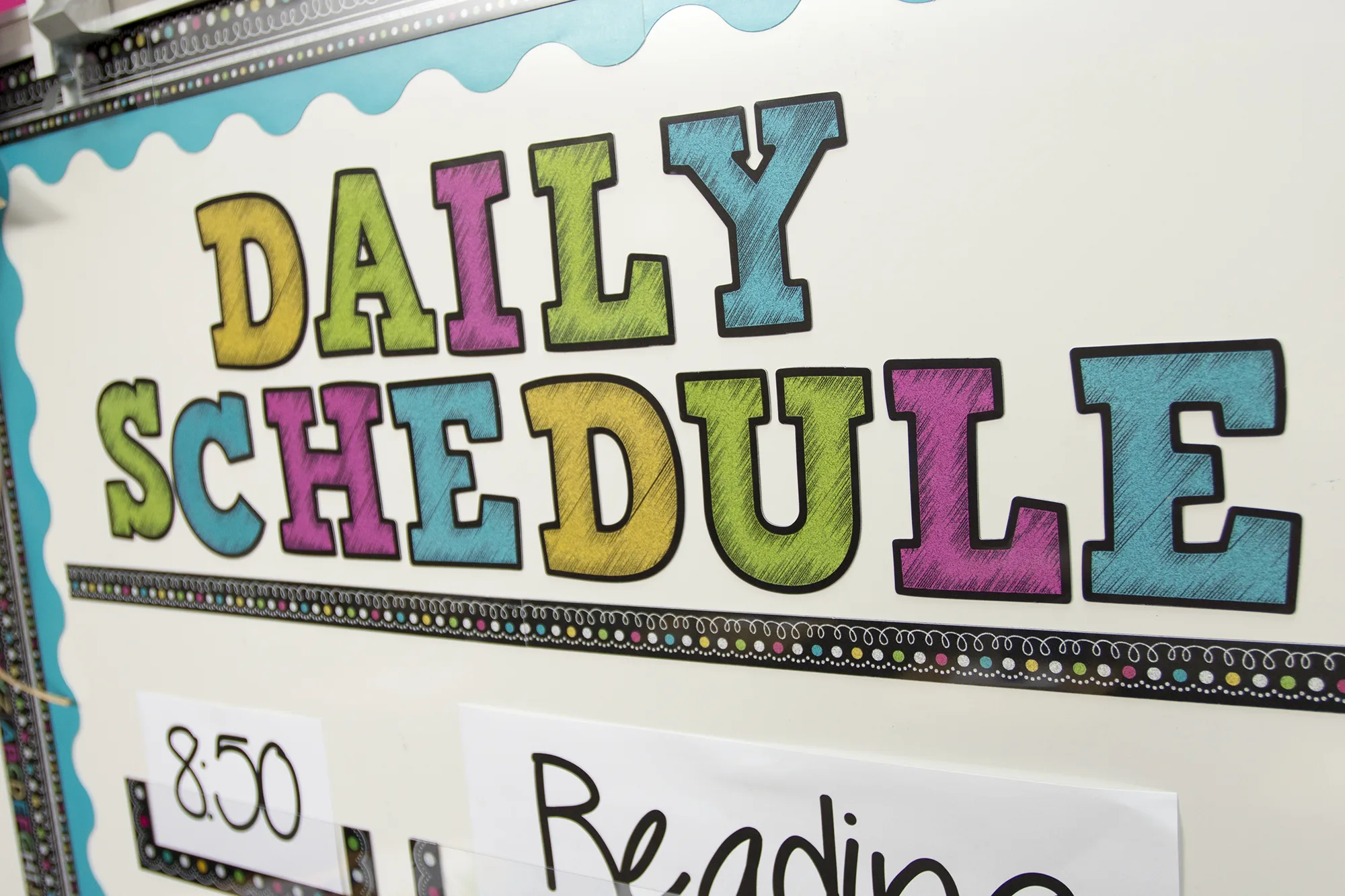Chalkboard Brights Bold Block 3" Magnetic Letters - Image 2