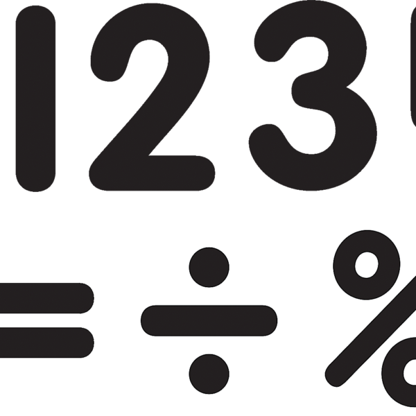 Black Classic 2-1/2" Magnetic Numbers