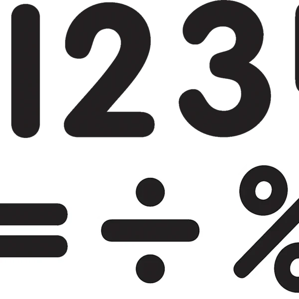 Black Classic 2-1/2" Magnetic Numbers