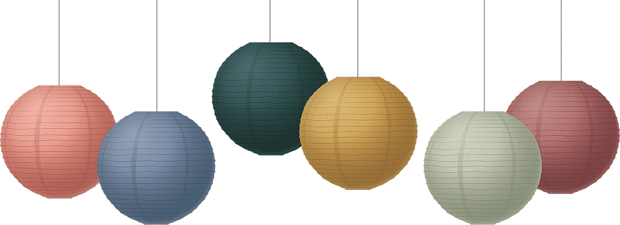 Wonderfully Wild 8" Hanging Paper Lanterns