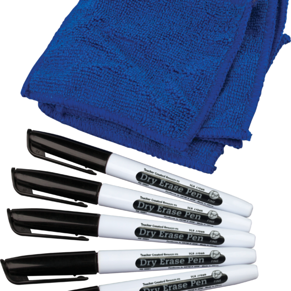 Dry-Erase Pens & Microfiber Towels