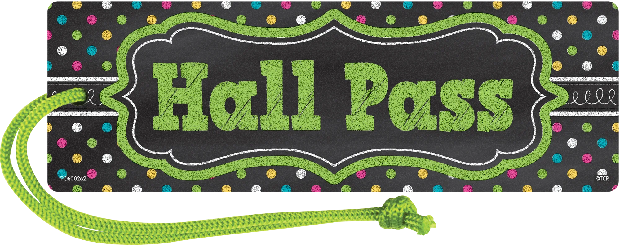Chalkboard Brights Magnetic Hall Pass