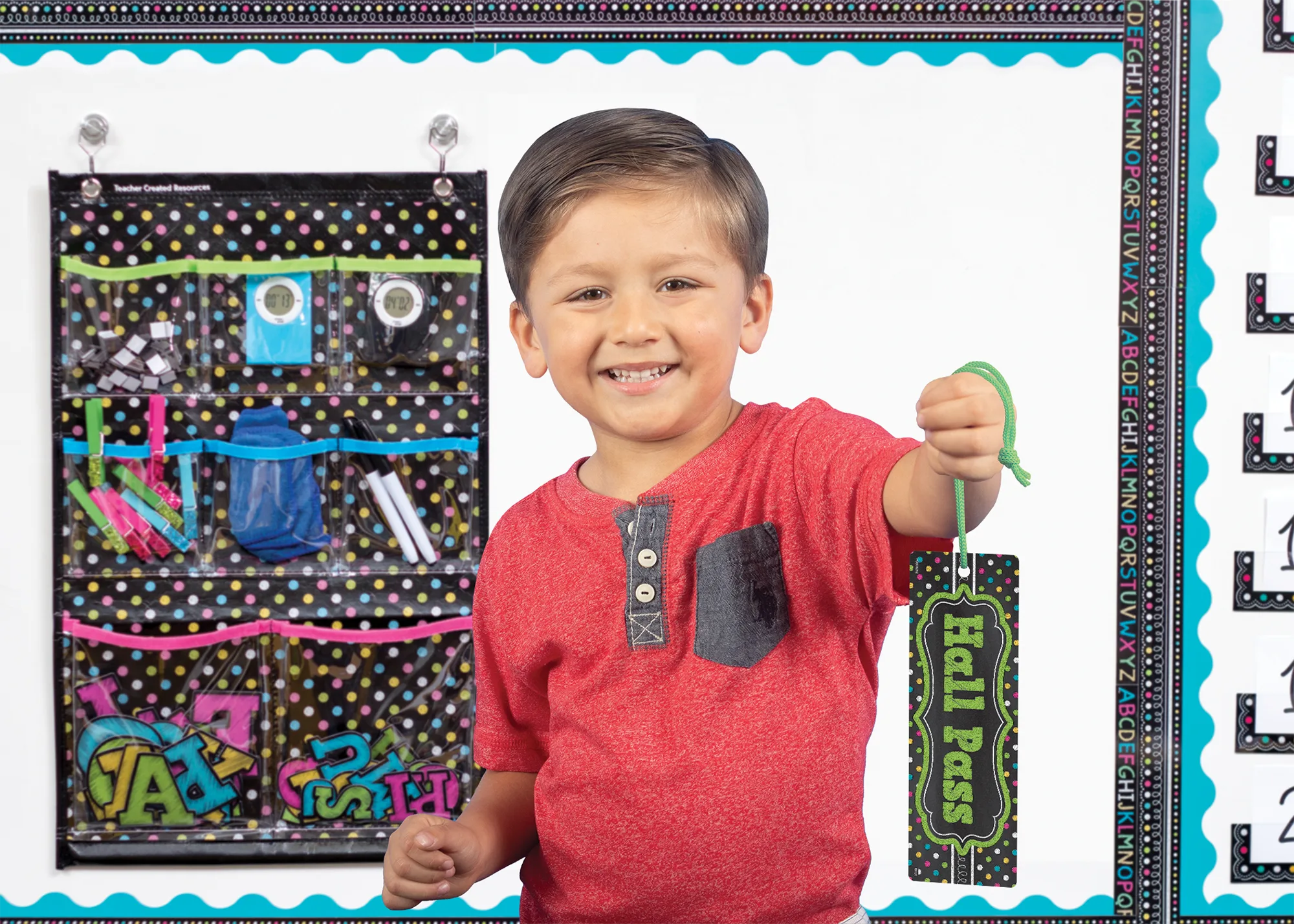 Chalkboard Brights Magnetic Hall Pass - Image 2