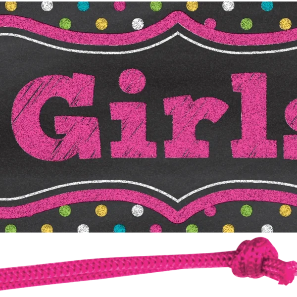 Chalkboard Brights Magnetic Girls Pass