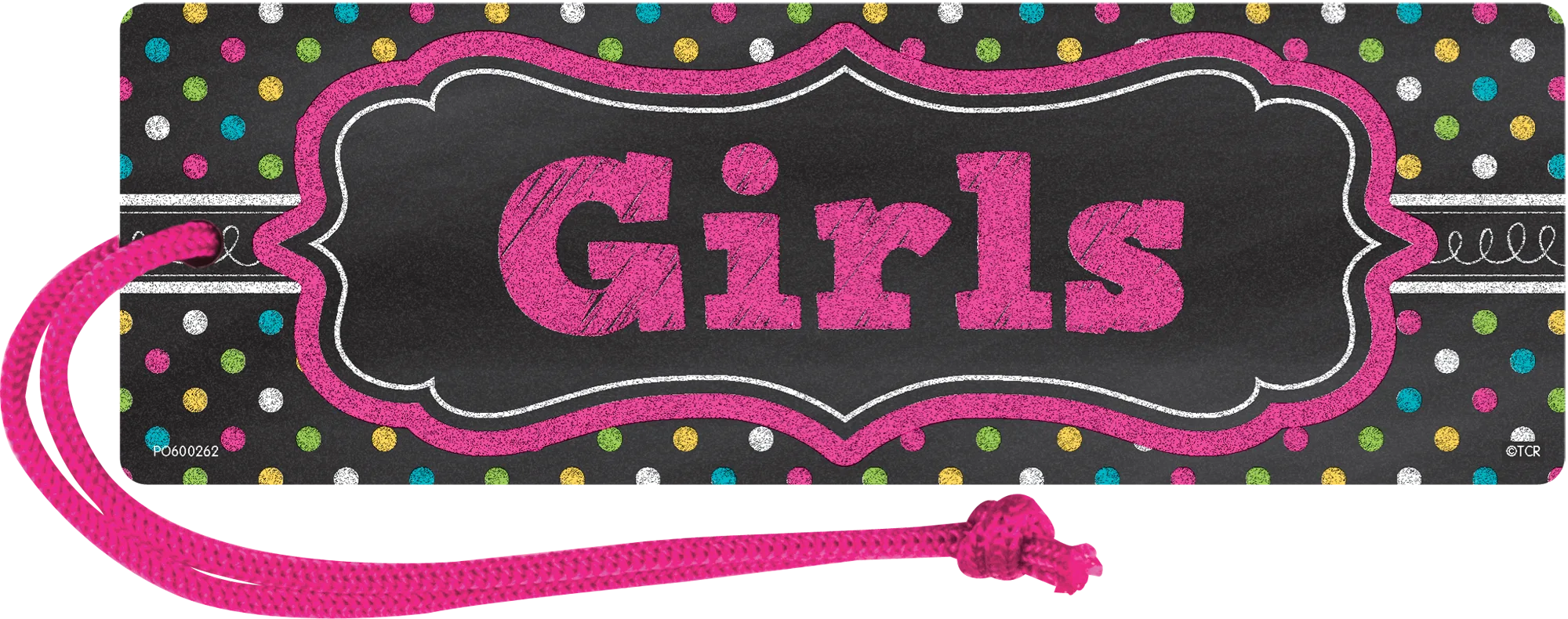 Chalkboard Brights Magnetic Girls Pass