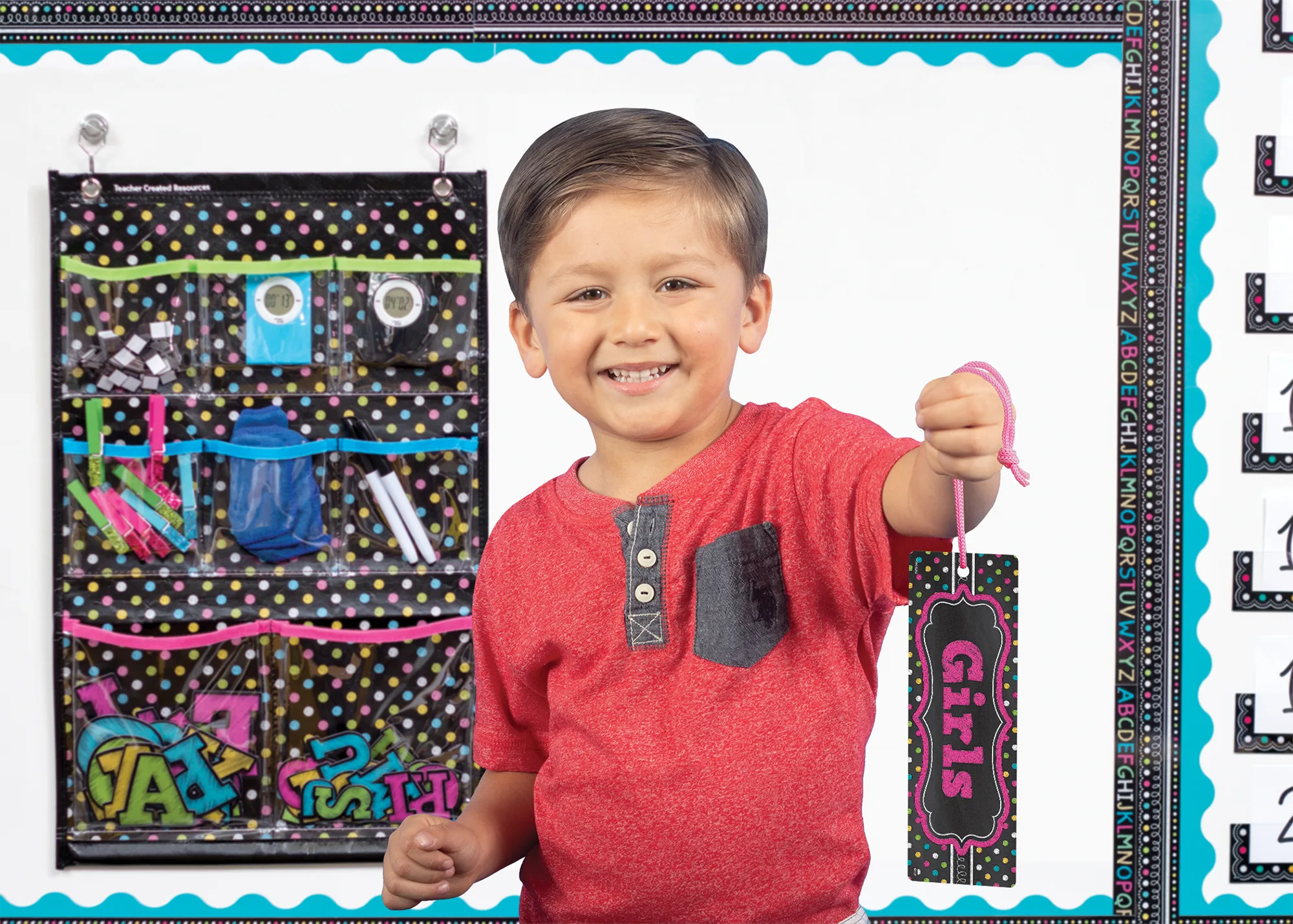 Chalkboard Brights Magnetic Girls Pass - Image 2