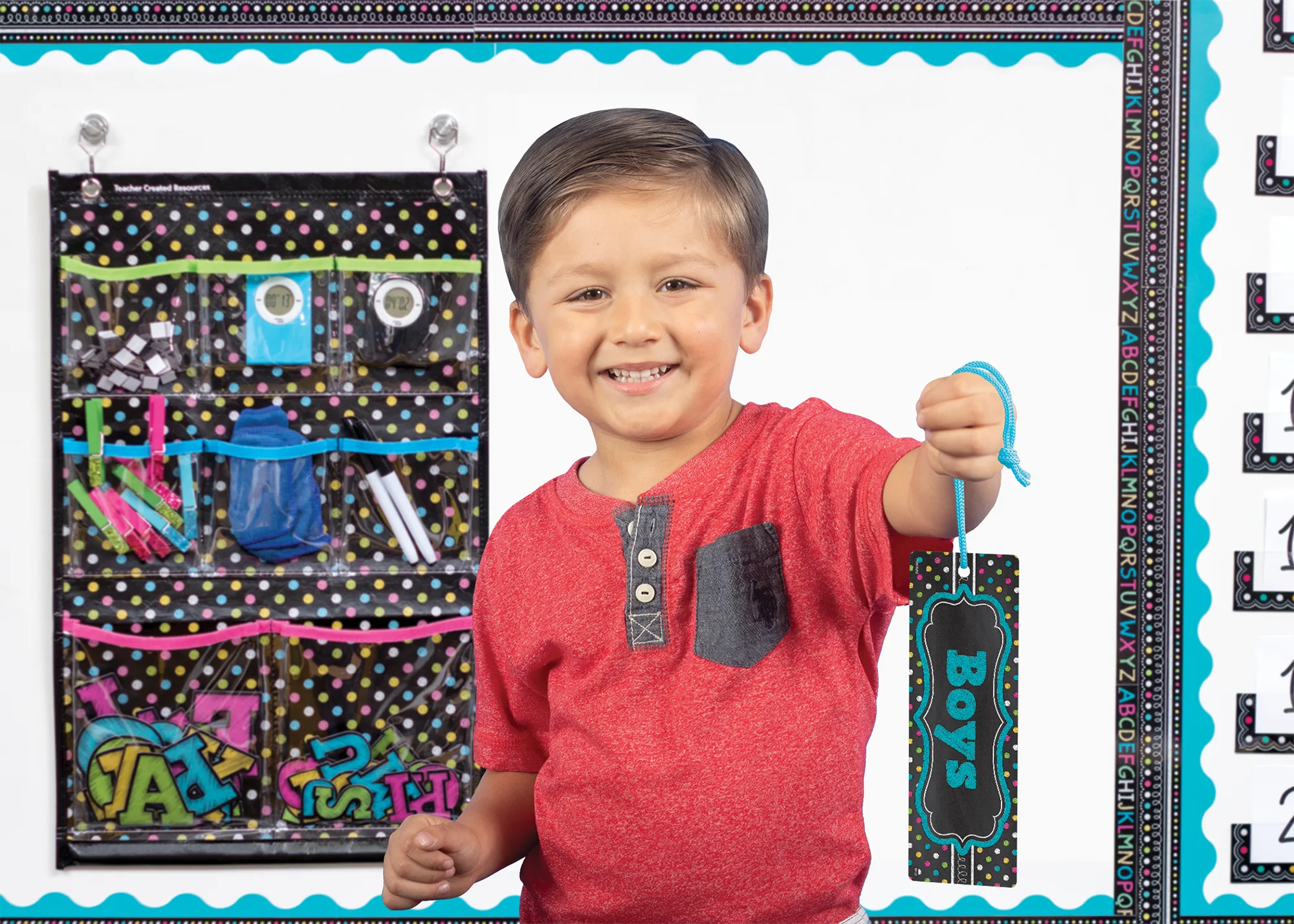 Chalkboard Brights Magnetic Boys Pass - Image 2