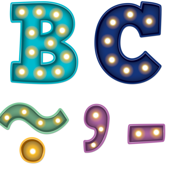 Marquee Bold Block 3" Magnetic Letters