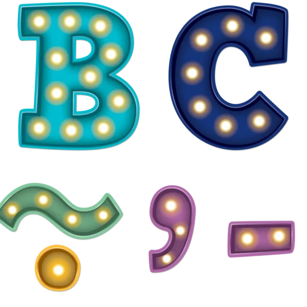 Marquee Bold Block 3" Magnetic Letters