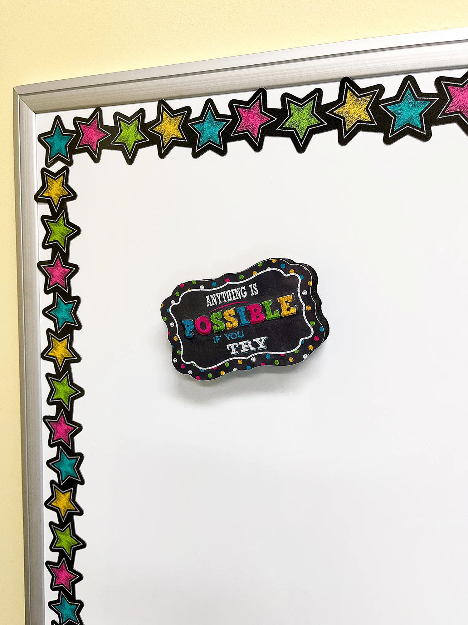 Chalkboard Brights Magnetic Whiteboard Eraser - Image 2