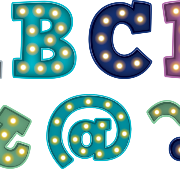 Marquee Bold Block 2" Magnetic Letters