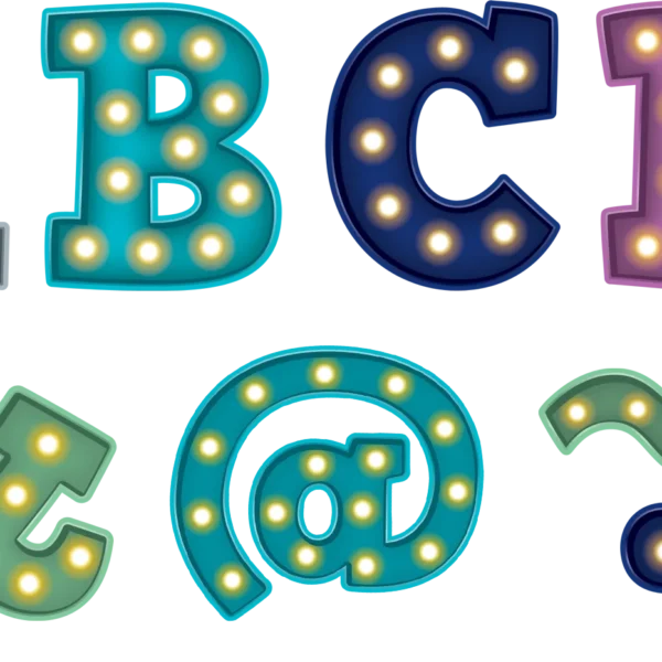 Marquee Bold Block 2" Magnetic Letters