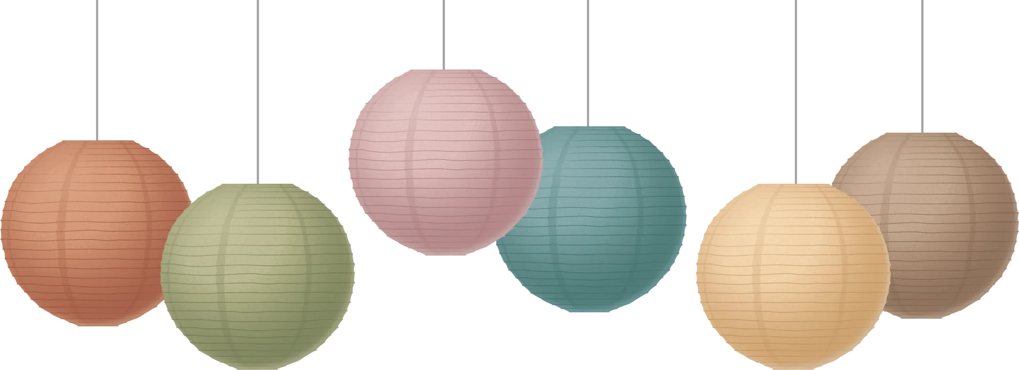 Everyone is Welcome 8" Hanging Paper Lanterns
