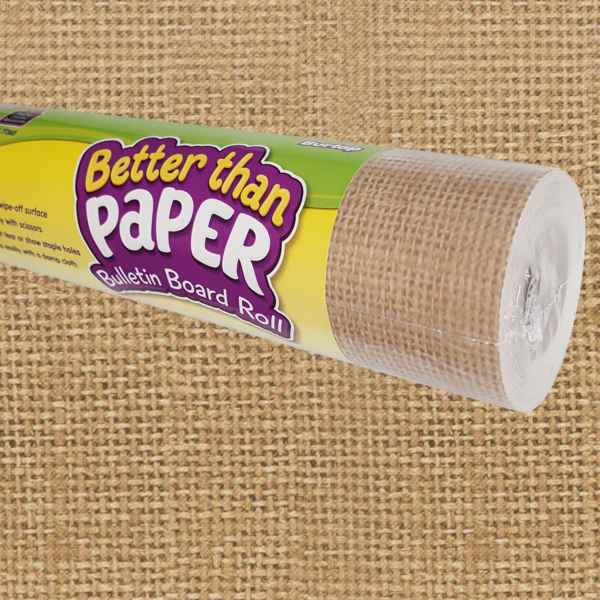 Burlap Better Than Paper Bulletin Board Rol