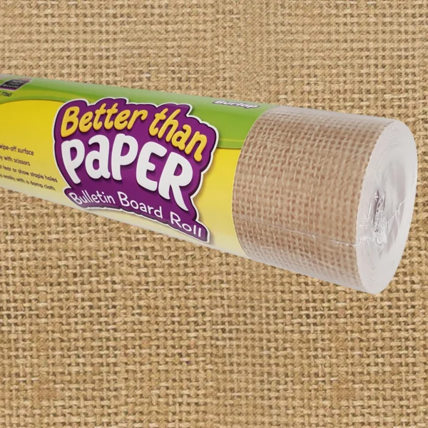 Burlap Better Than Paper Bulletin Board Rol