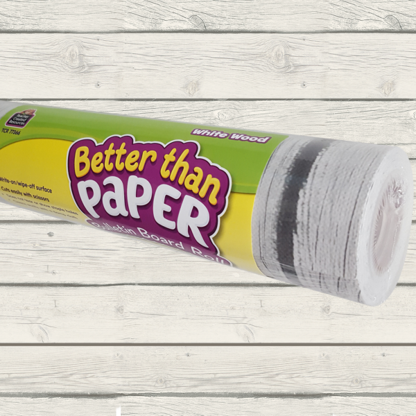White Wood Better Than Paper Bulletin Board Rol