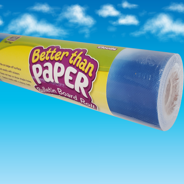 Clouds Better Than Paper Bulletin Board Rol