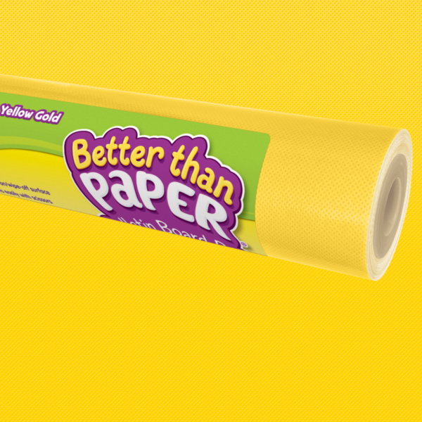 Yellow Gold Better Than Paper Bulletin Board Rol