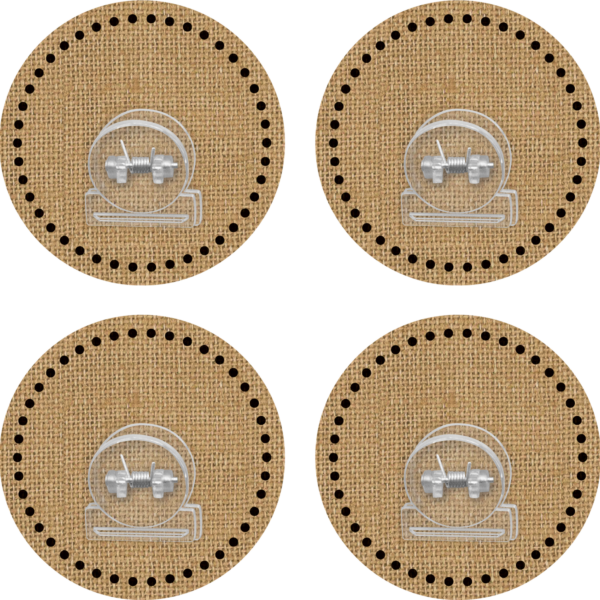 Clingy Thingies: Burlap Clip
