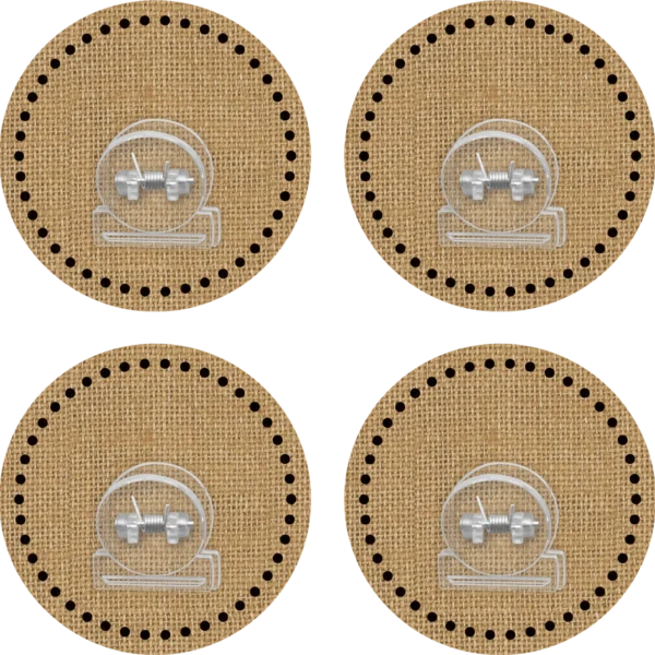 Clingy Thingies: Burlap Clip
