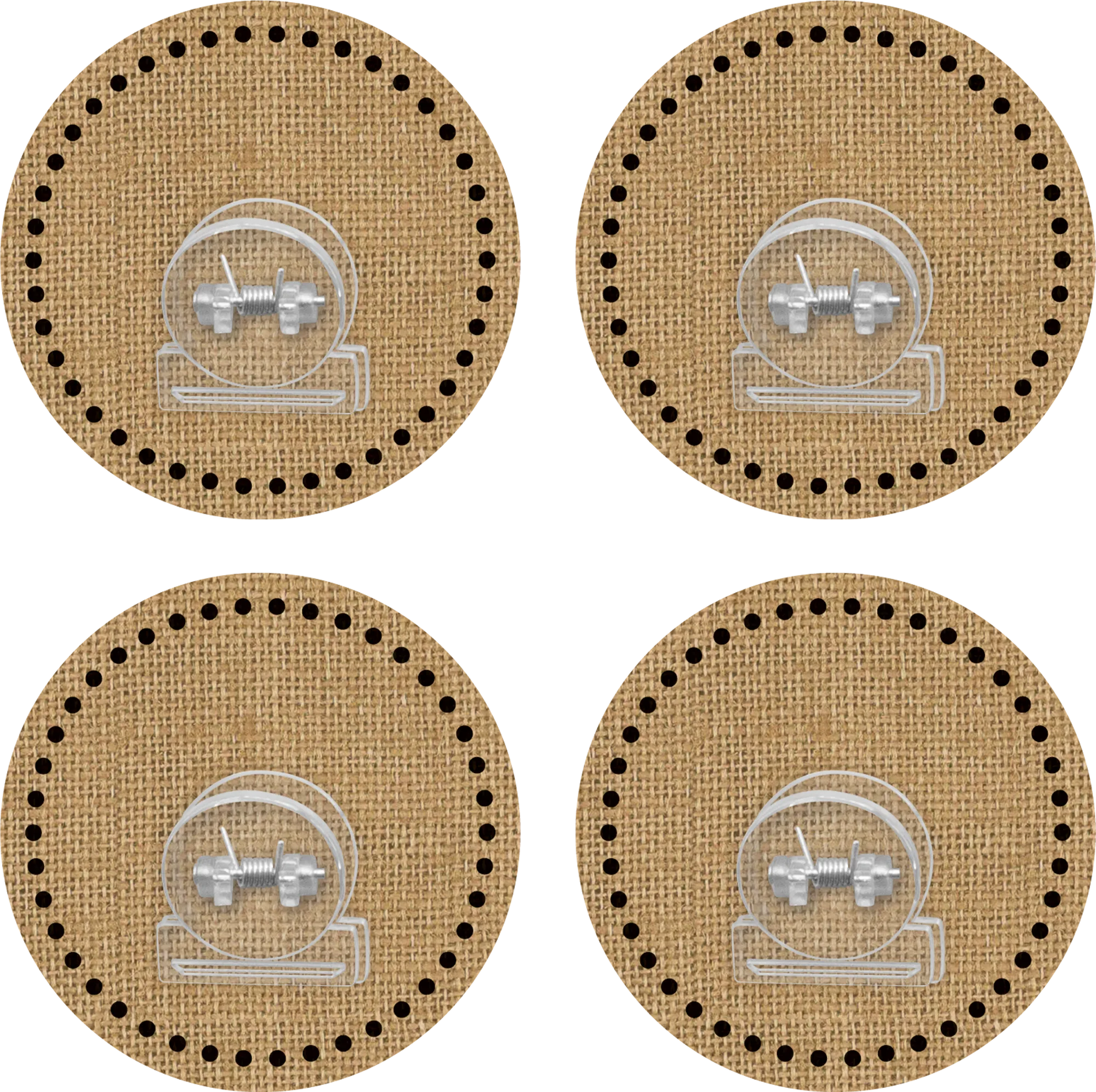 Clingy Thingies: Burlap Clip