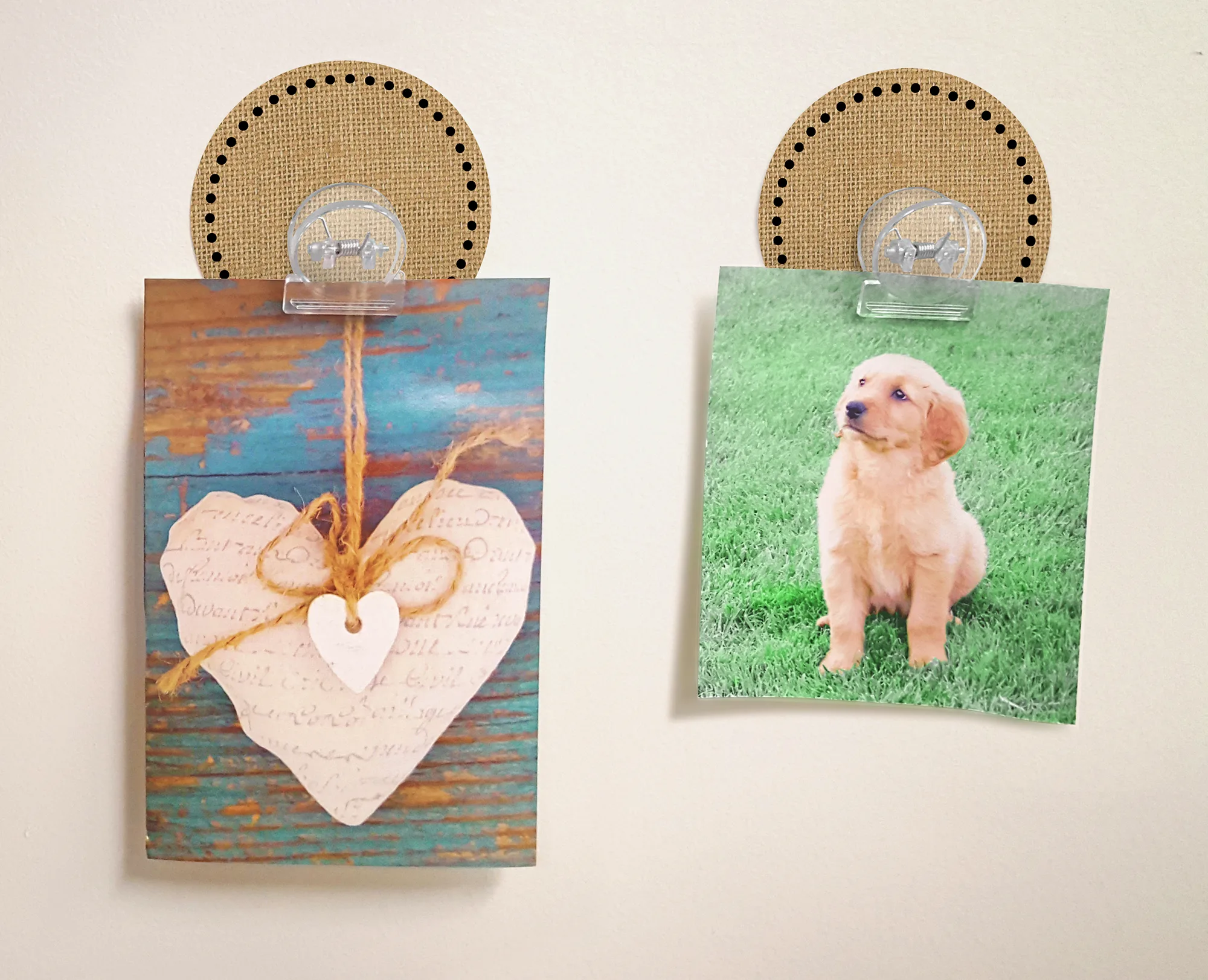 Clingy Thingies: Burlap Clip - Image 2