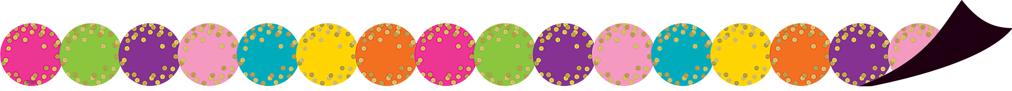 Confetti Circles Magnetic Border - Image 2