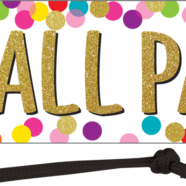 Confetti Magnetic Hall Pass