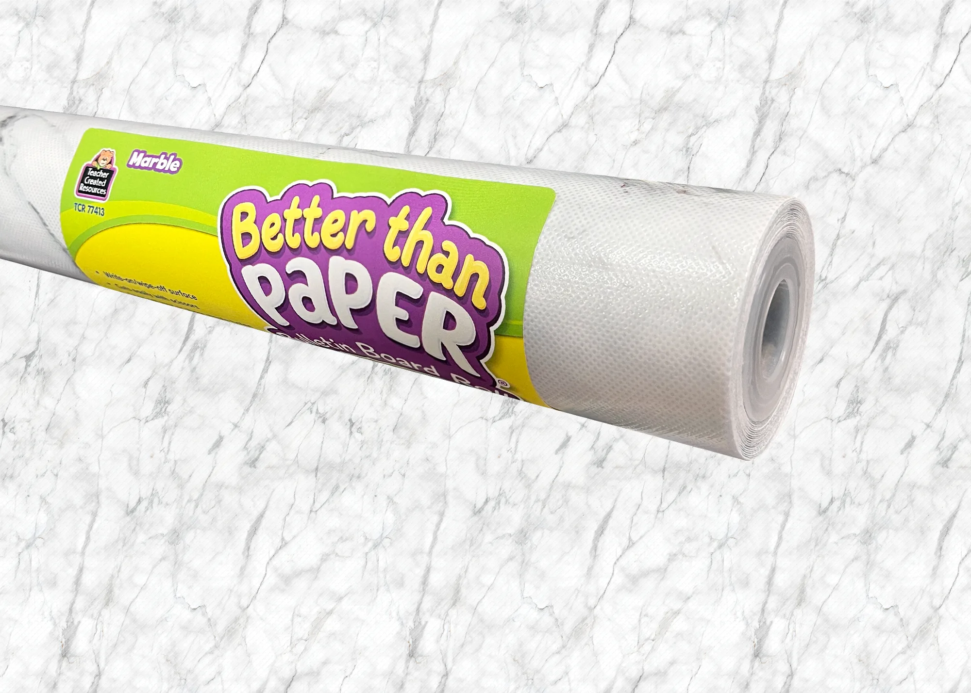 Marble Better Than Paper Bulletin Board Rol