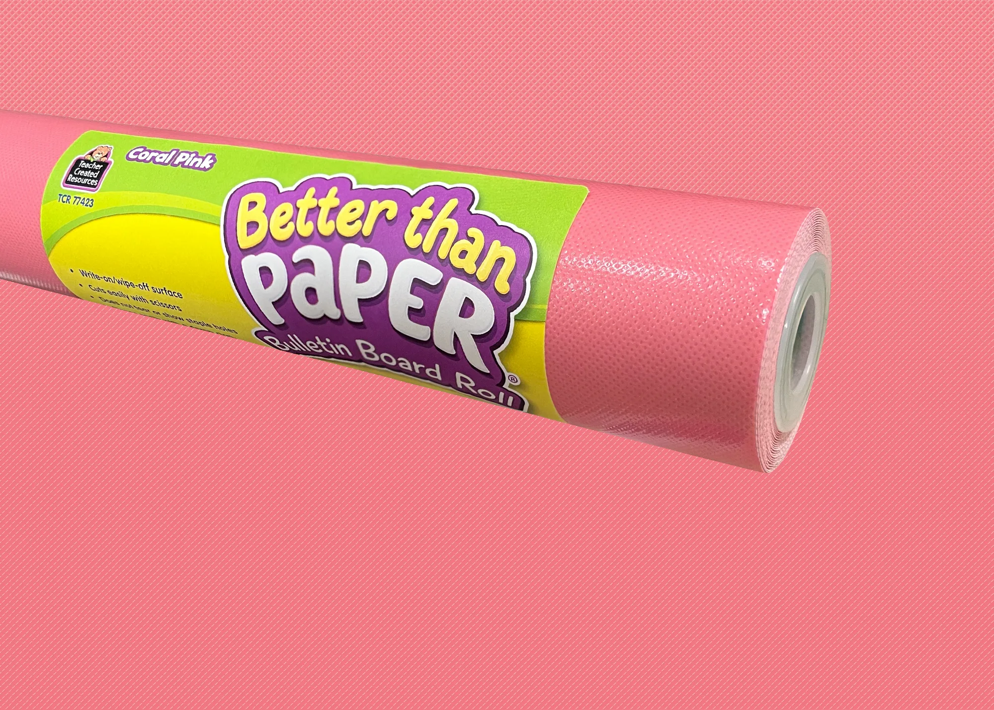 Coral Pink Better Than Paper Bulletin Board Rol