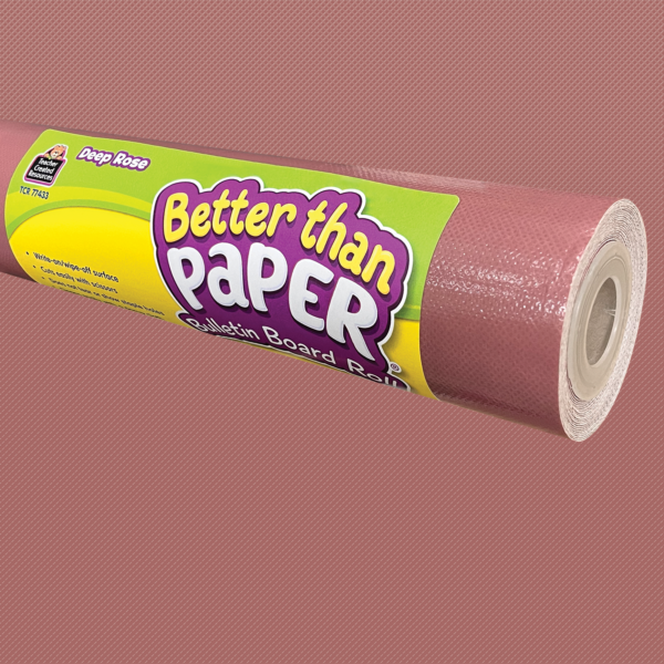 Deep Rose Better Than Paper Bulletin Board Rol