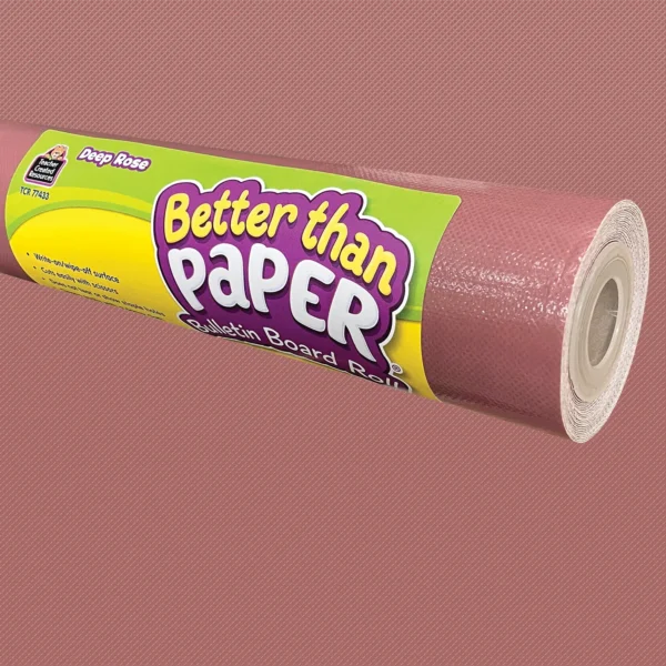 Deep Rose Better Than Paper Bulletin Board Rol